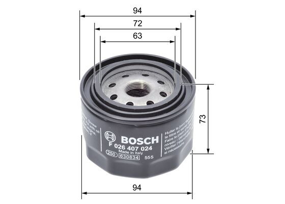 BOSCH Ölfilter