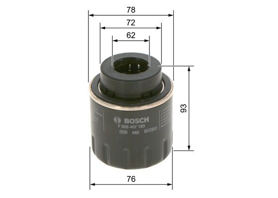BOSCH Ölfilter