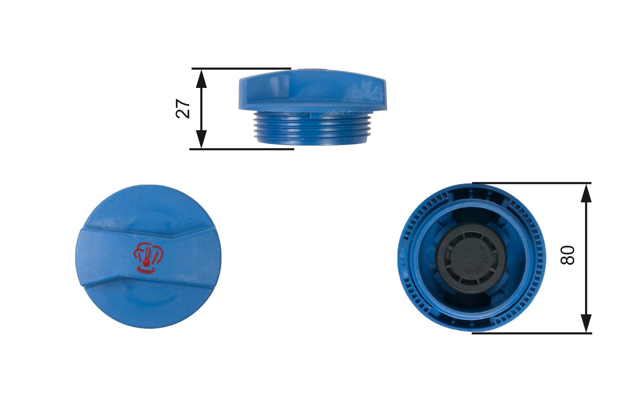 GATES Verschlussdeckel, Kühlmittelbehälter