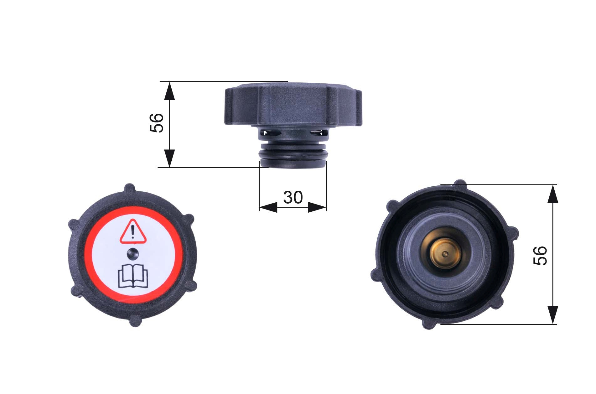 GATES Verschlussdeckel, Kühlmittelbehälter