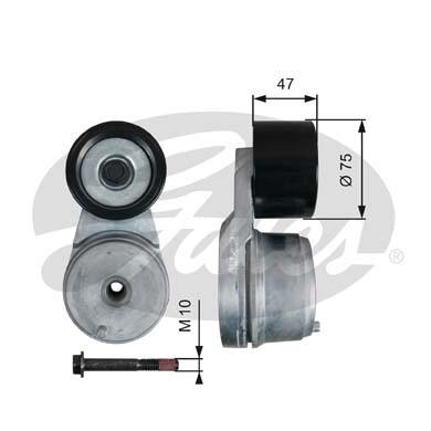 GATES Riemenspanner, Keilrippenriemen