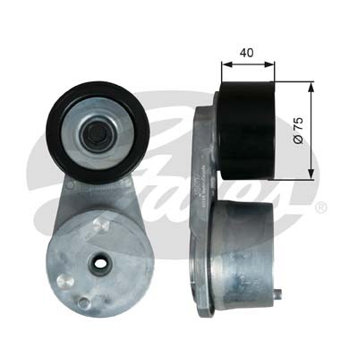 GATES Riemenspanner, Keilrippenriemen