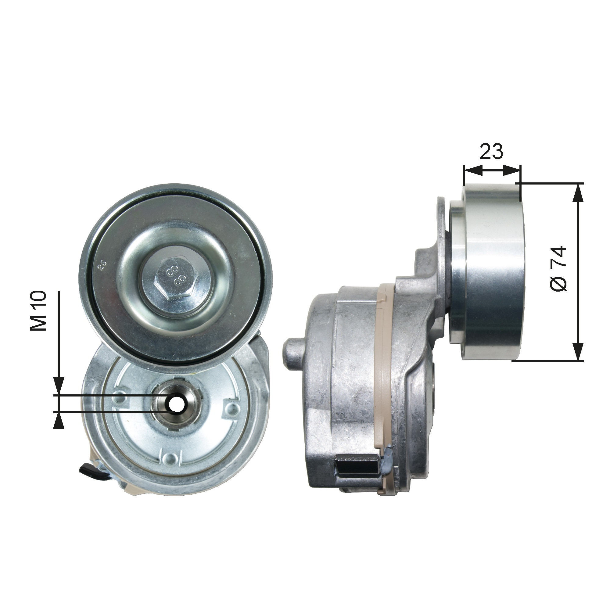 GATES Riemenspanner, Keilrippenriemen