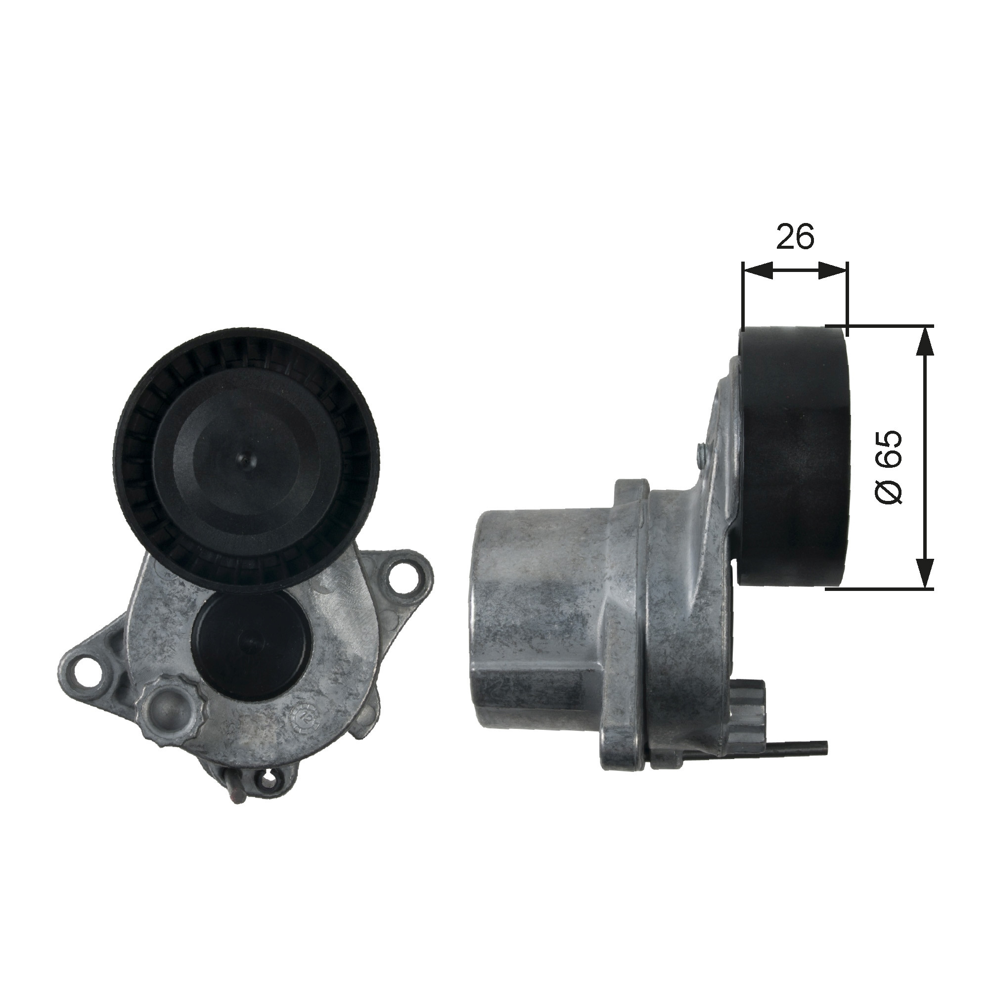 GATES Spannrolle, Keilrippenriemen