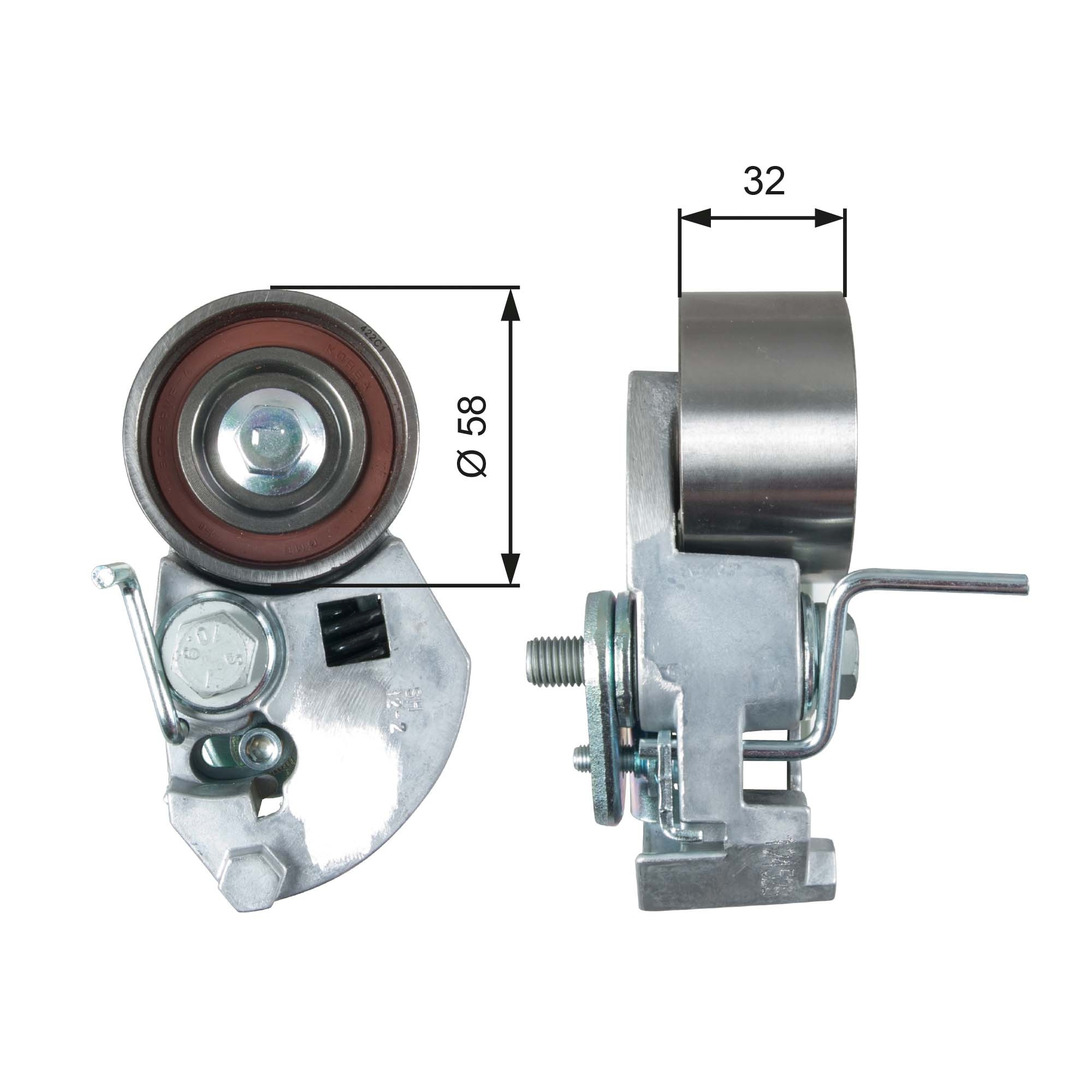 GATES Spannrolle, Zahnriemen