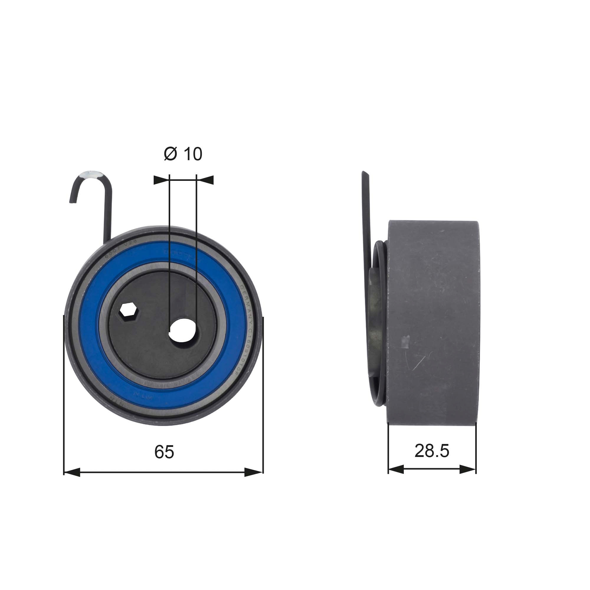 GATES Spannrolle, Zahnriemen