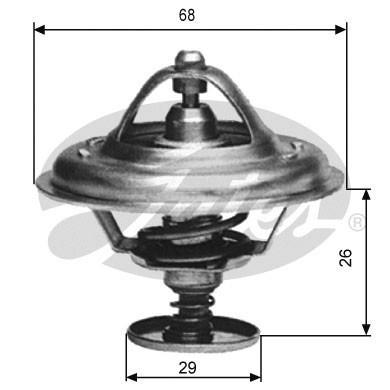 GATES Thermostat, Kühlmittel