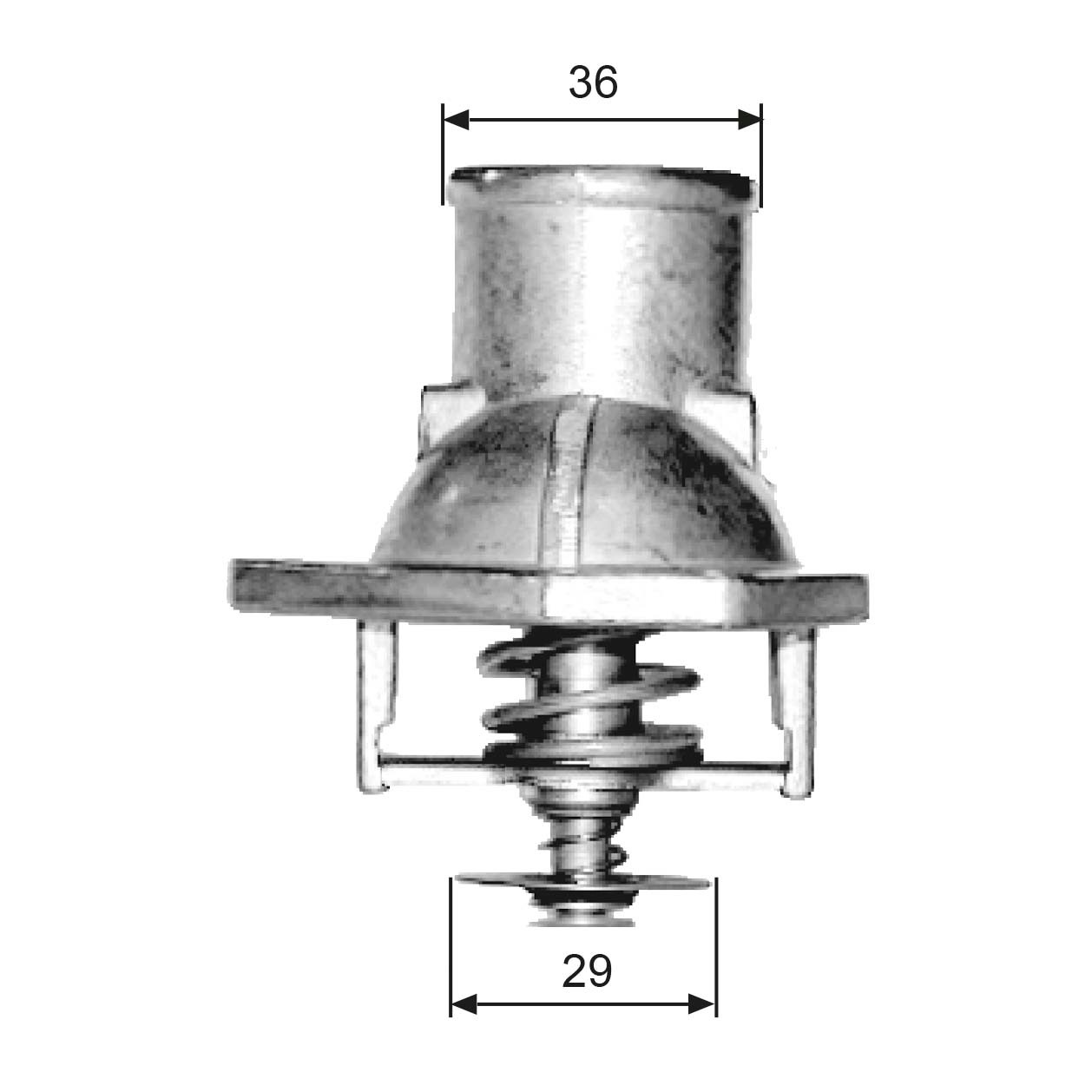GATES Thermostat, Kühlmittel