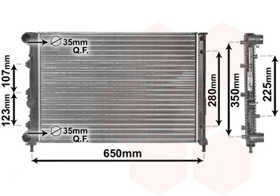 VAN WEZEL Kühler, Motorkühlung