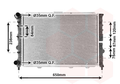 VAN WEZEL Kühler, Motorkühlung