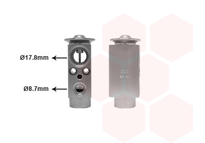 VAN WEZEL Expansionsventil, Klimaanlage