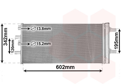 VAN WEZEL Kondensator, Klimaanlage