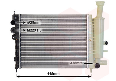 VAN WEZEL Kühler, Motorkühlung