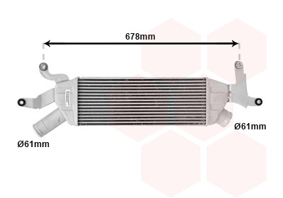 VAN WEZEL Ladeluftkühler