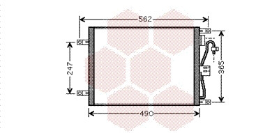 VAN WEZEL Kondensator, Klimaanlage