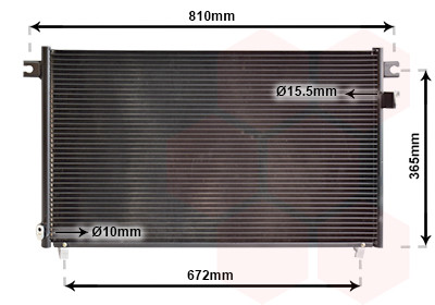 VAN WEZEL Kondensator, Klimaanlage