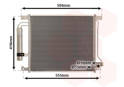 VAN WEZEL Kondensator, Klimaanlage