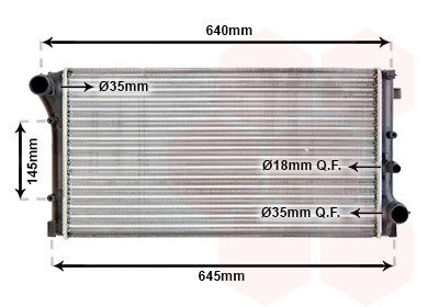 VAN WEZEL Kühler, Motorkühlung