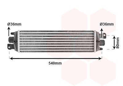 VAN WEZEL Ladeluftkühler