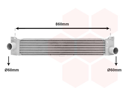 VAN WEZEL Ladeluftkühler