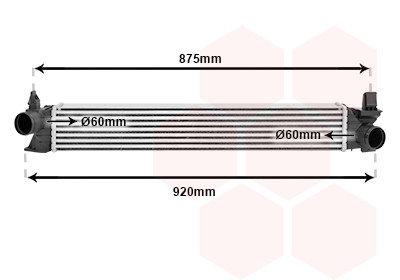 VAN WEZEL Ladeluftkühler