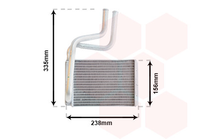 VAN WEZEL Wärmetauscher, Innenraumheizung