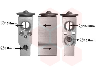 VAN WEZEL Expansionsventil, Klimaanlage