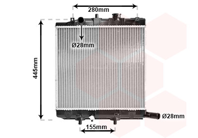 VAN WEZEL Kühler, Motorkühlung