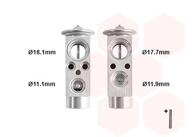 VAN WEZEL Expansionsventil, Klimaanlage