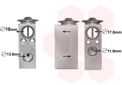 VAN WEZEL Expansionsventil, Klimaanlage