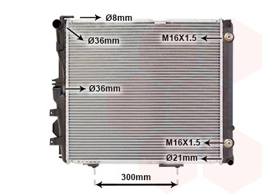 VAN WEZEL Kühler, Motorkühlung