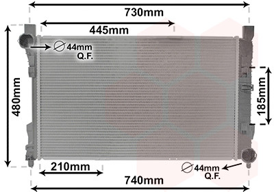 VAN WEZEL Kühler, Motorkühlung