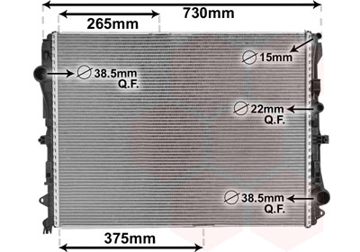 VAN WEZEL Kühler, Motorkühlung