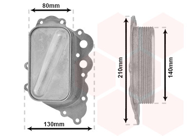 VAN WEZEL Ölkühler, Motoröl
