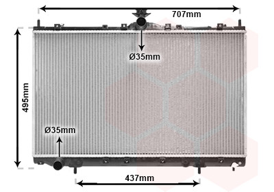 VAN WEZEL Kühler, Motorkühlung
