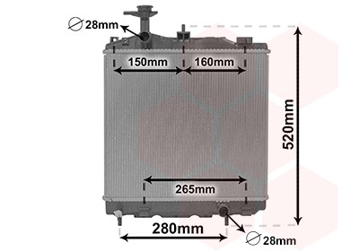 VAN WEZEL Kühler, Motorkühlung