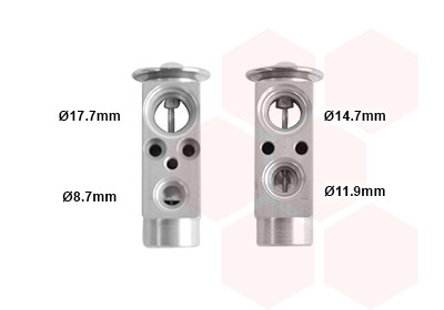 VAN WEZEL Expansionsventil, Klimaanlage