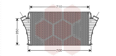 VAN WEZEL Ladeluftkühler
