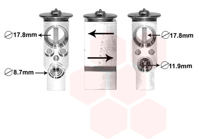 VAN WEZEL Expansionsventil, Klimaanlage