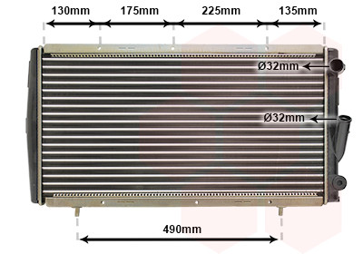 VAN WEZEL Kühler, Motorkühlung