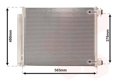 VAN WEZEL Kondensator, Klimaanlage