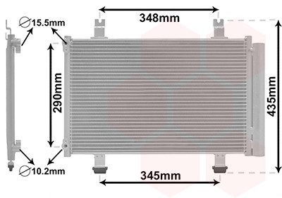 VAN WEZEL Kondensator, Klimaanlage