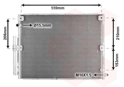 VAN WEZEL Kondensator, Klimaanlage