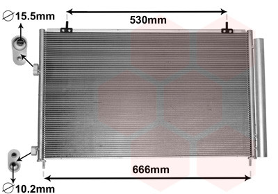 VAN WEZEL Kondensator, Klimaanlage