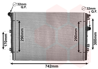 VAN WEZEL Kühler, Motorkühlung