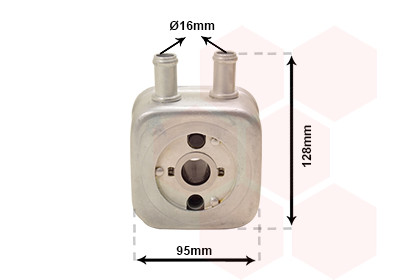 VAN WEZEL Ölkühler, Motoröl