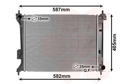 VAN WEZEL Kühler, Motorkühlung