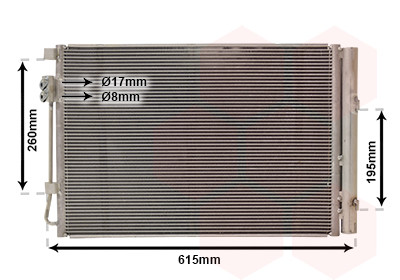 VAN WEZEL Kondensator, Klimaanlage