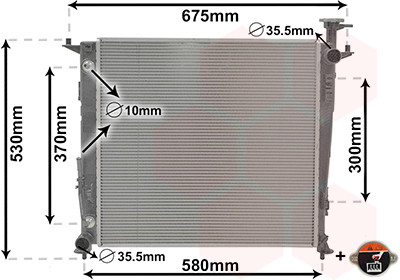 VAN WEZEL Kühler, Motorkühlung