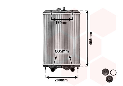 VAN WEZEL Kühler, Motorkühlung